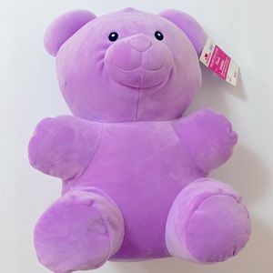 NWT Purple Gummy Bear Valentines Plush 15”.